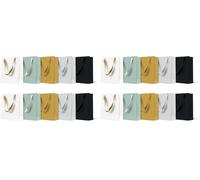 PAW - Sacchetti Regalo 10 x 12 x 6,5 cm - 10 Sacchetti Regalo Piccoli con Manici in Tessuto | Mix di 5 colori a Tinta Unita | Eleganti Borse per Compleanni, Matrimoni, Baby Shower, Feste e Regali