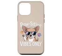 Paw-sitive Vibes - Chihuahua per amanti dei cani Custodia per iPhone 12 mini