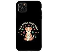 Paw-sitive Vibes Only Animal Lover Dog Citazione Custodia per iPhone 11 Pro Max