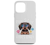 Paw-sitive Vibes Only Cute Dog Lover Bassotto Custodia per iPhone 13 Pro Max