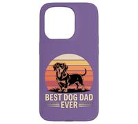 Paw-sitive Vibes Only Dog Best Dad Mamma I Love Dogs Custodia per iPhone 15 Pro