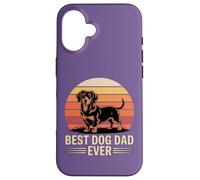 Paw-sitive Vibes Only Dog Best Dad Mamma I Love Dogs Custodia per iPhone 16