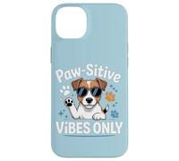 Paw-sitive Vibes Solo simpatico amante dei cani Jack Russell Terrier Custodia per iPhone 14 Plus