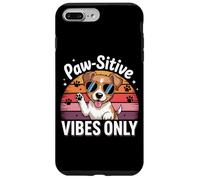 Paw-sitive Vibes Solo simpatico amante dei cani Jack Russell Terrier Custodia per iPhone 7 Plus/8 Plus