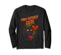 Paw-sitively Carino Divertente Pixel Art Lupo Mannaro Halloween Maglia a Manica