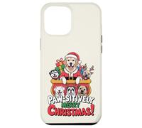 Paw-sitively Merry Christmas - Simpatico amante dei cani Custodia per iPhone 12 Pro Max
