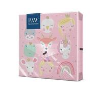 PAW Tovaglioli 33 x 33 cm, 20 pezzi - Amici Magici | Tre veli, assorbenti e resistenti, decorazione allegra per le feste dei bambini, rende ogni festa più colorata
