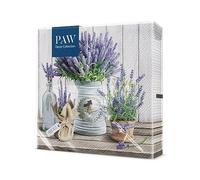 PAW Tovaglioli 33 x 33 cm, 20 pezzi - Lavanda Nel Secchio
