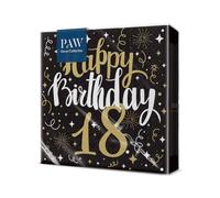 PAW Tovaglioli 33 x 33 cm, 20 pezzi - Treno Della Gioia | Tre veli, assorbenti e resistenti, decorazione festosa per compleanno e feste, allegria assicurata in tavola