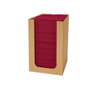 PAW Tovaglioli Cocktail Tessuto 20 x 20 cm, 100 pezzi - Bordeaux