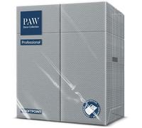 PAW - Tovaglioli con Tasca per Posate Softpoint (32 x 38 cm) | 50 Pezzi | Perfetto per Pub, Hotel o Caffè | Tovaglioli di Posate | Grigio (Confezione da 5)