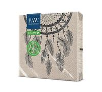 PAW - Tovaglioli di Carta Colorati (33 x 33 cm) I 20 Pezzi I Tovaglioli Compleanno I 3 Veli I Decorati per Compleanni e Feste I Tovaglioli Carta - Ecologia, Cura Dell'Ambiente - Dream Catcher