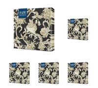 PAW - Tovaglioli di Carta Colorati (33 x 33 cm) I 20 Pezzi I Tovaglioli Compleanno I 3 Veli I Decorati per Battesimi, Comunioni I Tovaglioli Carta - Occasioni Speciali, Ornamenti - Baroque Flowers