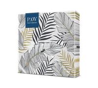PAW - Tovaglioli di Carta Colorati (33 x 33 cm) I 20 Pezzi I Tovaglioli Compleanno I Natura, Foglie I 3 veli I Tovaglioli di Carta Decorati per Compleanni e Feste - Exotic Leaves