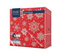 PAW - Tovaglioli Natale - Airlaid (40 x 40 cm) I 50 Pezzi I Tovaglioli Carta Airlaid I 3 Veli I Tovaglioli Airlaid - Natale, Inverno, Vacanze, Neve, Fiocchi di Neve I Snowflakes red