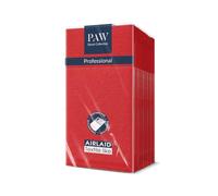 PAW Tovaglioli Portaposate Tessuto 1/8, 25 pezzi - Gentile Rosso | Bustina per posate tinta in pasta, in carta Airlaid, resistente, per matrimonio, comunione e battesimo, elegante da ogni lato