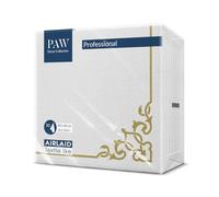 PAW Tovaglioli Tessuto 40 x 40 cm, 50 pezzi - Cornice Elegante Oro | In carta Airlaid, resistenti e assorbenti, per matrimonio, comunione, battesimo e compleanno, ottimi per l'HoReCa
