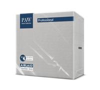 PAW Tovaglioli Tessuto 40 x 40 cm, 50 pezzi - Design In Tessuto Grafite | In carta Airlaid, resistenti e assorbenti, per matrimonio, comunione, battesimo e compleanno, ottimi per l'HoReCa