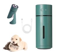 Pawbreath 2.0 Dog Humidifier - 100% Pet-Safe, No Risks, Paw Breath 2.0 Humidifier, Minipaw Dog Humidifiers with Whisper-Quiet/90° Adjustable Mist, Moisturized Environment for Dogs (Green,Charge)
