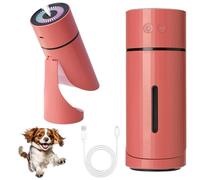 Pawbreath 2.0 Dog Humidifier - 100% Pet-Safe, No Risks, Paw Breath 2.0 Humidifier, With Quiet/90° Adjustable Mist,Moisturized Environment For Dogs (Red)