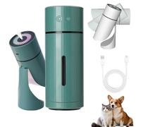 Pawbreath 2.0 Dog Humidifier - 100% Pet-Safe, Pawbreath Humidifier, Minipaw Dog Humidifiers, with Whisper-Quiet/90° Adjustable Mist, Moisturized Environment for Dogs (Green,Rechargeable)