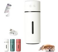 Pawbreath 2.0 Dog Humidifier, Mini Pawbreath Dog Humidifiers, with Whisper-Quiet/90° Adjustable Mist, Moisturized Environment for Dogs (White-Plug in)