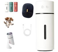 Pawbreath 2.0 Dog Humidifier, Pawbreath Humidifier, Portable Mini Whisper-Quiet with 90° Adjustable Mist Direction, Creates Safe Moist Environment for Dogs (White,Charging model)