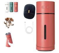 Pawbreath 2.0 Dog Humidifier, Pawbreath Humidifier, Portable Mini Whisper-Quiet with 90° Adjustable Mist Direction, Creates Safe Moist Environment for Dogs (Red,Plug-in model)