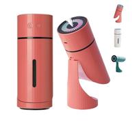 Pawbreath 2.0 Dog Humidifier, Portable Mini Paw Breath 2.0 Humidifier for Dogs, with Whisper-Quiet/90° Adjustable Mist, Moisturized Environment for Dogs (Red,Charging)