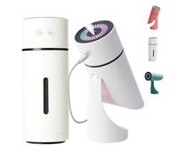 Pawbreath 2.0 Dog Humidifier, Portable Mini Paw Breath 2.0 Humidifier for Dogs, with Whisper-Quiet/90° Adjustable Mist, Moisturized Environment for Dogs (White,Plug-in)