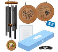 PAWCEPTIV E Pet Memorial Wind Chime 71,1 cm, regalo commemorativo per cani, regalo di simpatia per la perdita del cane per confortare un amico e un cane, regalo commemorativo per animali domestici,