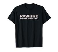 PAWDRE Afghan Hound Dad Dog Owner Apparel Maglietta