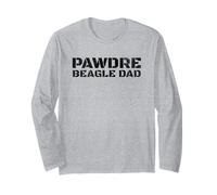 PAWDRE Beagle Dog Dad Design for Pet Lovers, Dog Father Maglia a Manica