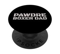 PAWDRE Boxer Dad Dog Lover Apparel PopSockets PopGrip Adesivo