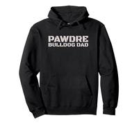 PAWDRE Bulldog Dad Dog Owner Apparel Felpa con Cappuccio