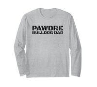 PAWDRE Bulldog Dog Dad Design for Canine Lovers Maglia a Manica