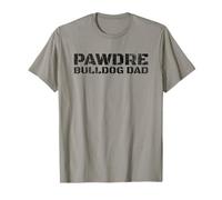 PAWDRE Bulldog Dog Dad Design for Canine Lovers Maglietta