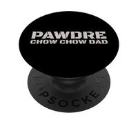 PAWDRE Chow Chow Dad Distressed Dog Owner PopSockets PopGrip Adesivo
