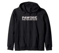 PAWDRE Fox Hound Dad Dog Lover Apparel Felpa con Cappuccio