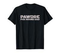 PAWDRE Fox Hound Dad Dog Lover Apparel Maglietta