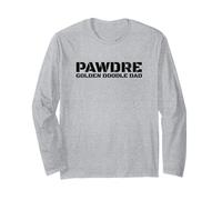 PAWDRE - Golden Doodle Dog Dad, Groodle, Golden Poo Father Maglia a Manica