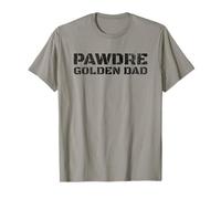 PAWDRE Golden Retriever Dad Dog Lover Design Maglietta