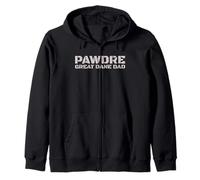 PAWDRE Great Dane Dad Dog Lover Design Felpa con Cappuccio