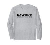 PAWDRE Labradoodle Dad Dog Father Lab Doodle Dog Dad Maglia a Manica