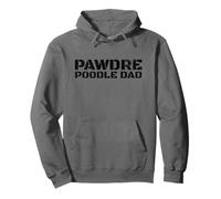 PAWDRE Poodle Dad Dog Lover Design, Dog Father Felpa con Cappuccio