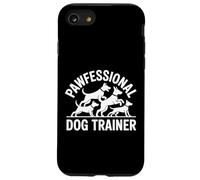 Pawfessional - Allenatore per cani, motivo: quattro cani Custodia per iPhone SE (2020) / 7/8
