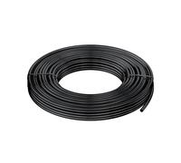 Pawfly 7,5 M Tubazione per Irrigazione a Goccia, 4-6 mm Tubo di Distribuzione per Impianti, Linea in PVC nero Micro, Rotolo per Giardino, Componente per Irrigazione