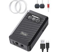 Pawfly Acquario Batteria Alimentata Pompa d'Aria Usb Ricaricabile Pompa Di Ossigeno Per 200-500 l Vasche Di Pesce 4 l/Min Portatile Silenzioso Esca Viva Aeratore Pompa