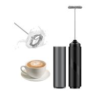 Pawfly Frullatore a Bacchetta per Latte a Batterie Frullatore Manuale con Frusta in Acciaio Inox Miscelatore Portatile per Caffè Potente Mixer Elettrico per Schiuma Latte Matcha (Batterie Non Incluse)