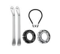 Pawfly Kit Chiavi per Raggi Bici, Set 5 Pezzi con 2 Levagomme, Utensili per Registrazione Cerchi e Riparazione Ruote, Attrezzi Manutenzione Bicicletta